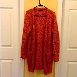 Orange cardigan